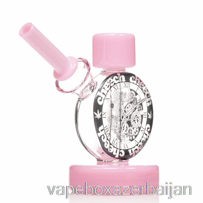 Vape Smoke Cheech Clock Bubbler Pink